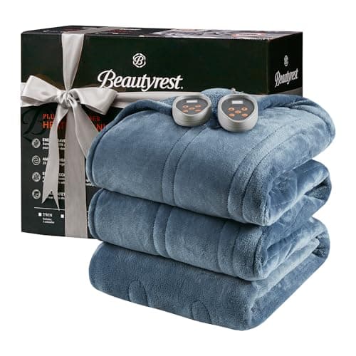 Beautyrest Foot Pocket Soft Microlight Heated Blanket