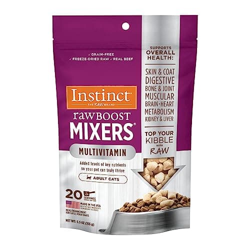 Instinct Freeze Dried Raw Boost Mixers Grain Free All Natural Beef Recipe Dog Food Topper by Nature's Variety, 6 oz. Bag