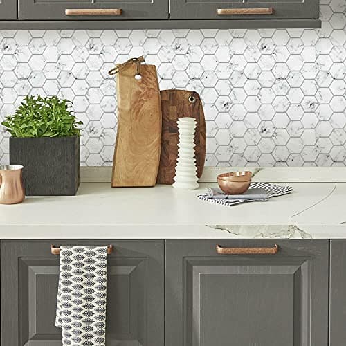 SMART TILES Metro Collection Carrera Peel & Stick Backsplash Wall Tiles ...