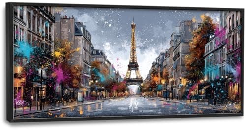Modern Paris Artwork Printable Photo Paris Landscape Art Eiffel Tower ...