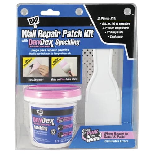 DAP DryDex Dry Time Indicator Spackling 5.5 oz Pink to White Plaster ...