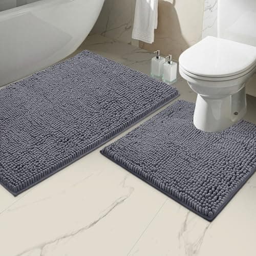 LuxUrux Bathroom Rug Mat Set
