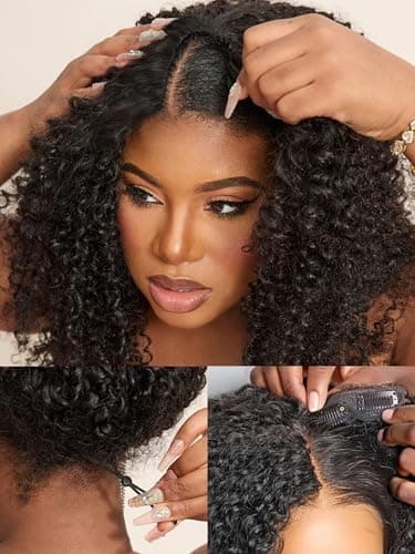 Luvme Hair Kinky Curly U-Part Wig