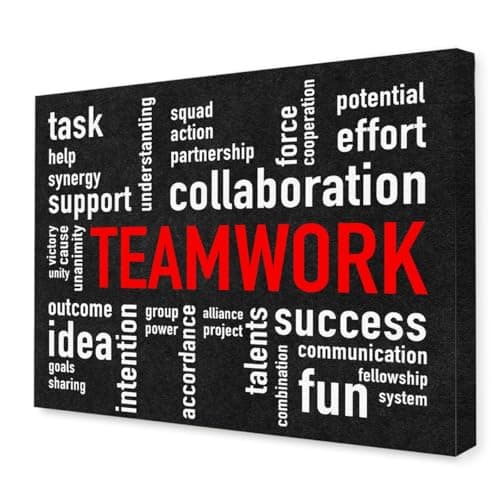 Successories Teamwork Motivational Canvas Print