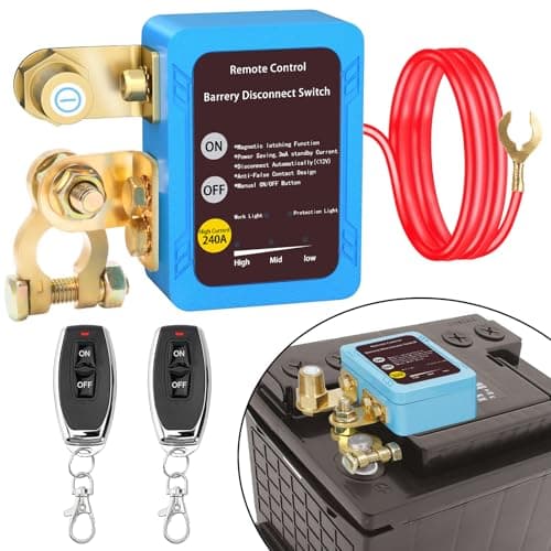 Kill Switch with 12V 240A Remote Battery Disconnect Switch Smart ...