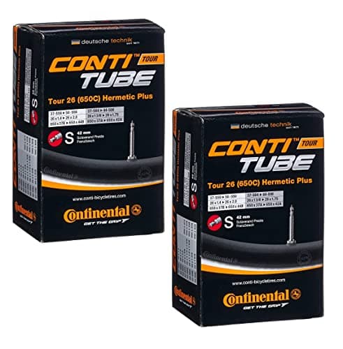 Continental TOUR TUBE HERMETIC PLUS SCHRADER 40MM VALVE 26X - John ...