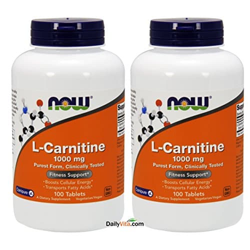 Tabletas de L-Carnitina 1000 mg de NOW Sports