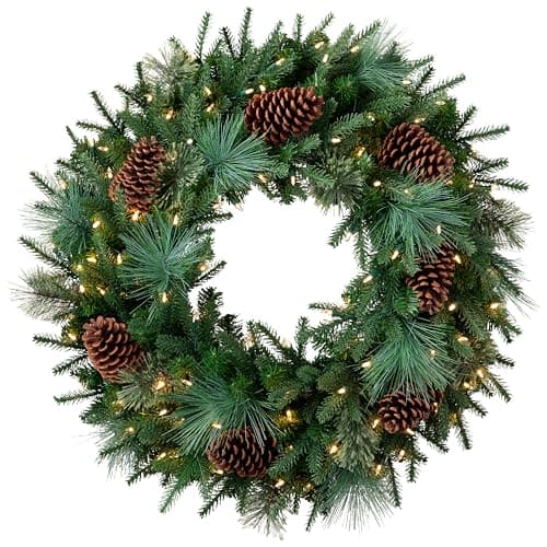 Couronne de fenêtre Balsam Hill Vermont White Spruce