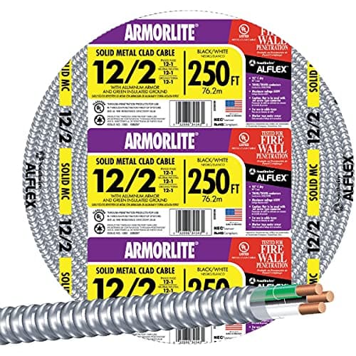 Southwire 12/2 MC Lite Armored Cable