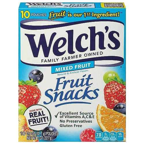 Welch's® Fruit Snacks 250ct, Mixed Fruit – Shop Welch's Fruit Snacks