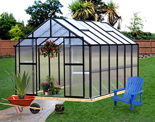 Monticello 8x12 Premium Aluminum Greenhouse