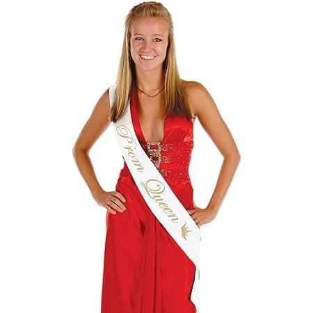Beistle Satin Birthday Queen Sash