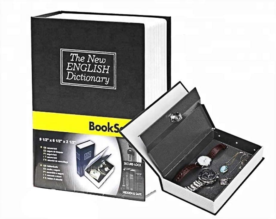 Realistic Diversion Book Safe with Combination Lock,Book Hidden Safe ...