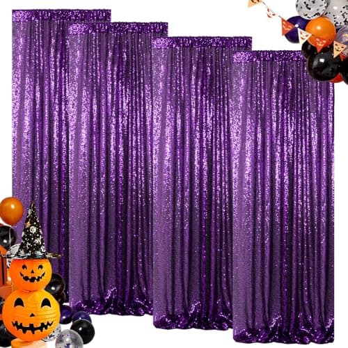 ShinyBeauty Sequin Backdrop Glitter Backdrop Curtain Wedding Photo ...
