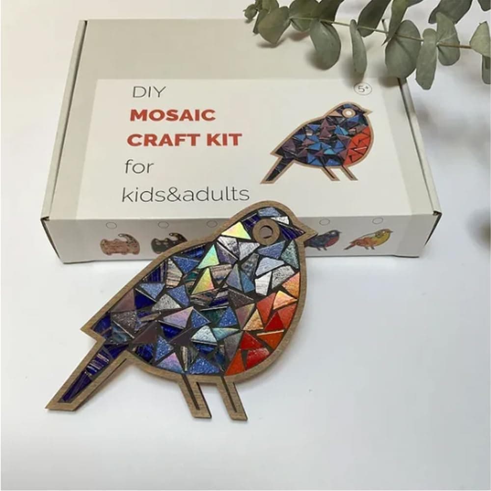 DIY Mosaic Kit, DIY Glass Mosaic Tiles for Crafts, Crafts for Adults ...