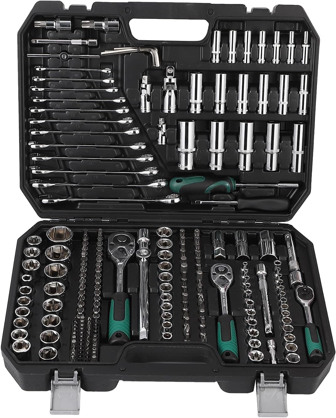 Amazon.com: 216-Piece Tool Set, Socket Wrench Set Mechanics Tools with ...