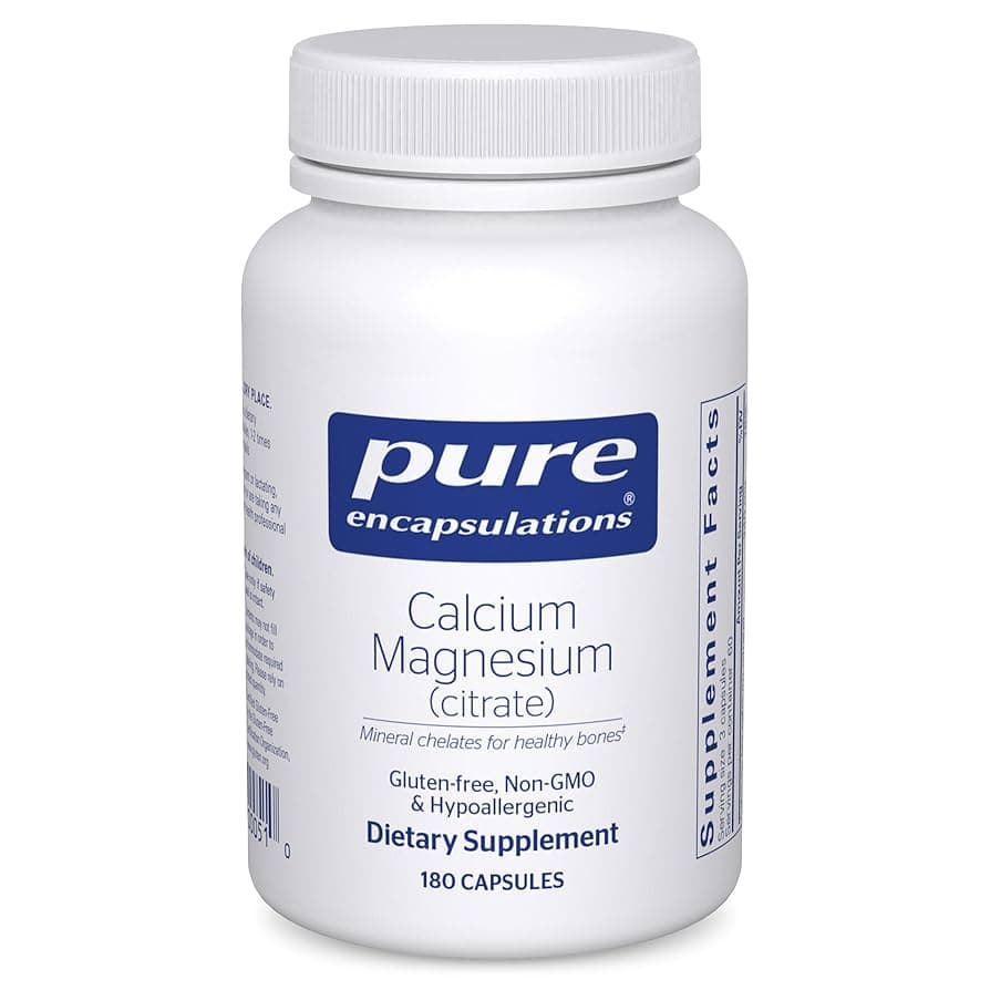 Amazon.com: Pure Encapsulations Calcium Magnesium (Citrate) - 240 ...