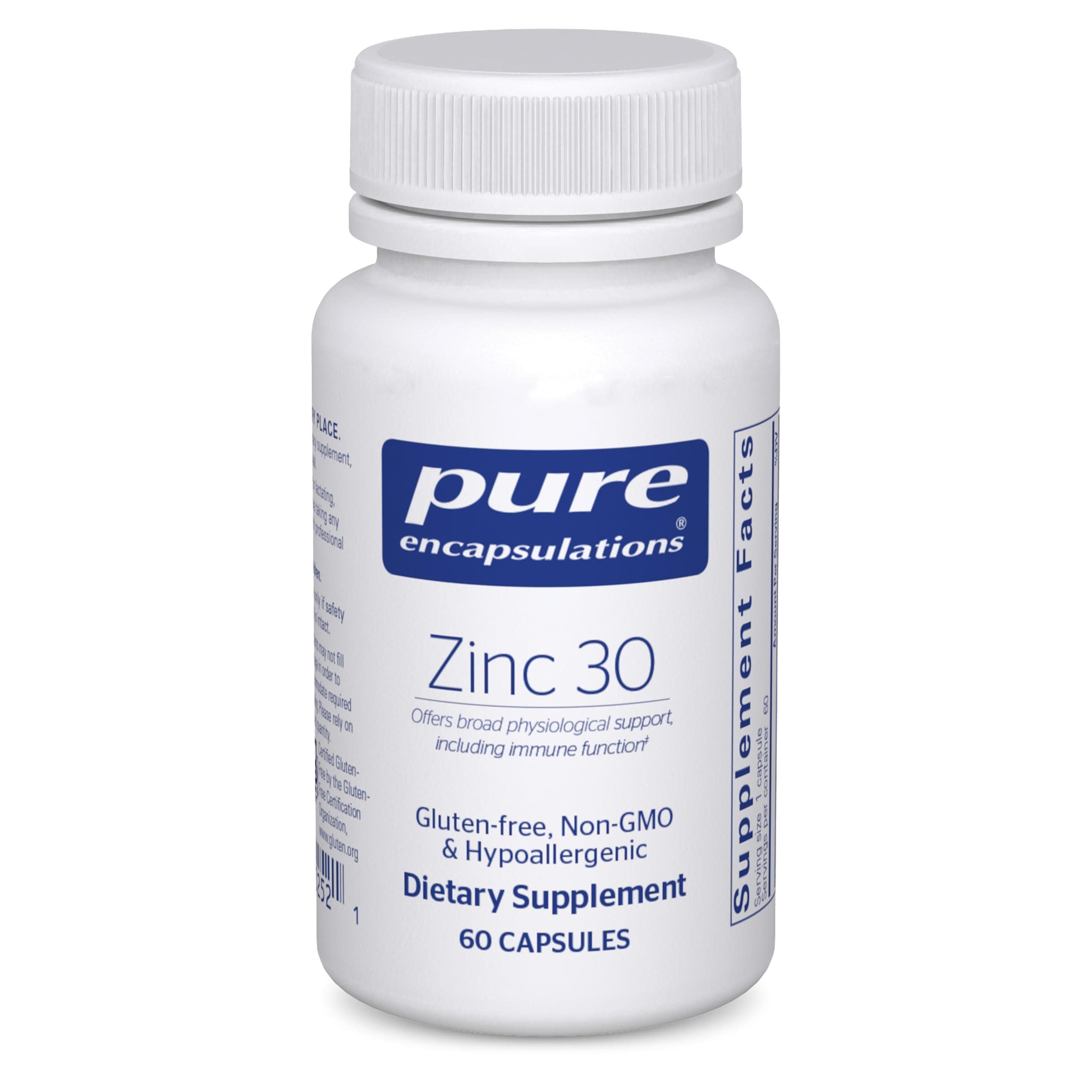 Amazon.com: Pure Encapsulations Zinc 30 mg - Supplement for Immune ...