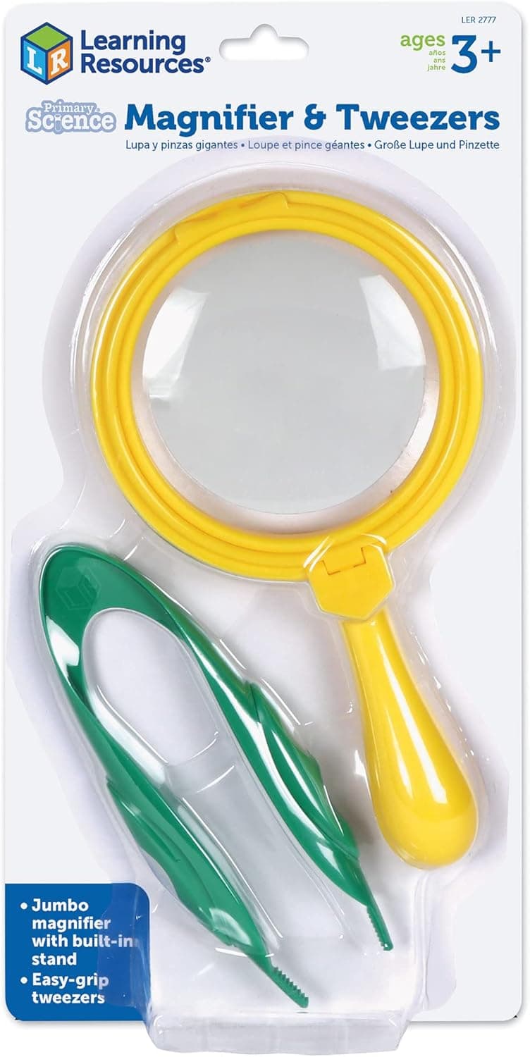 Learning Resources Jumbo Magnifier & Tweezer : Amazon.co.uk: Toys & Games