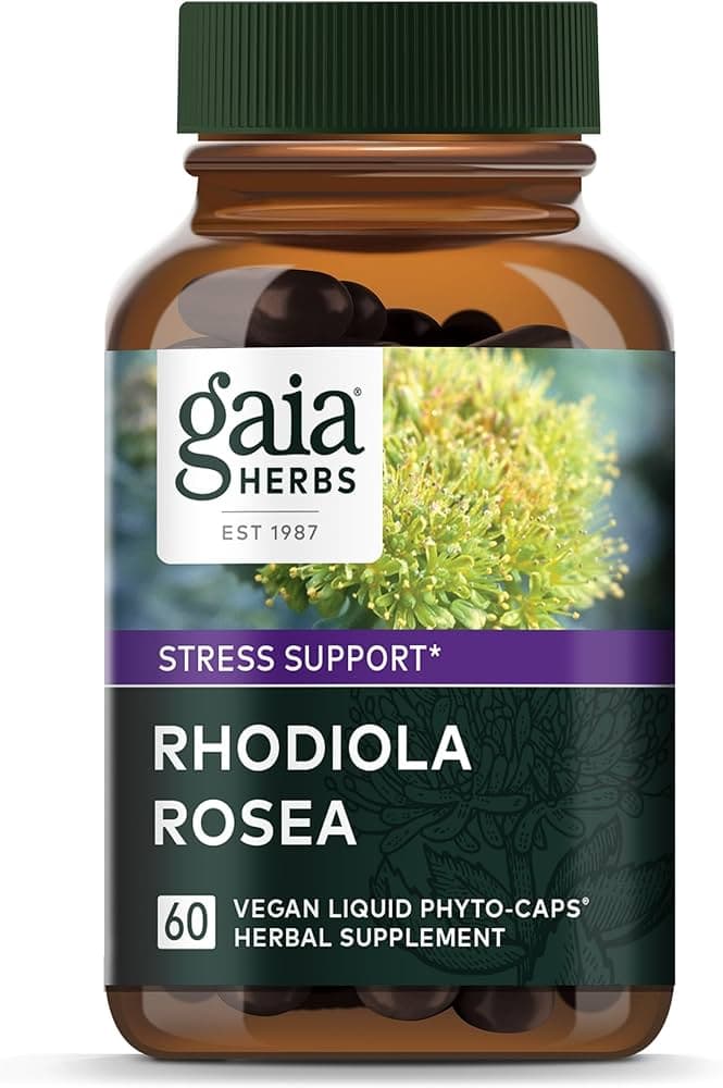 Amazon.com: Gaia Herbs Rhodiola Rosea - Stress Support Supplement ...