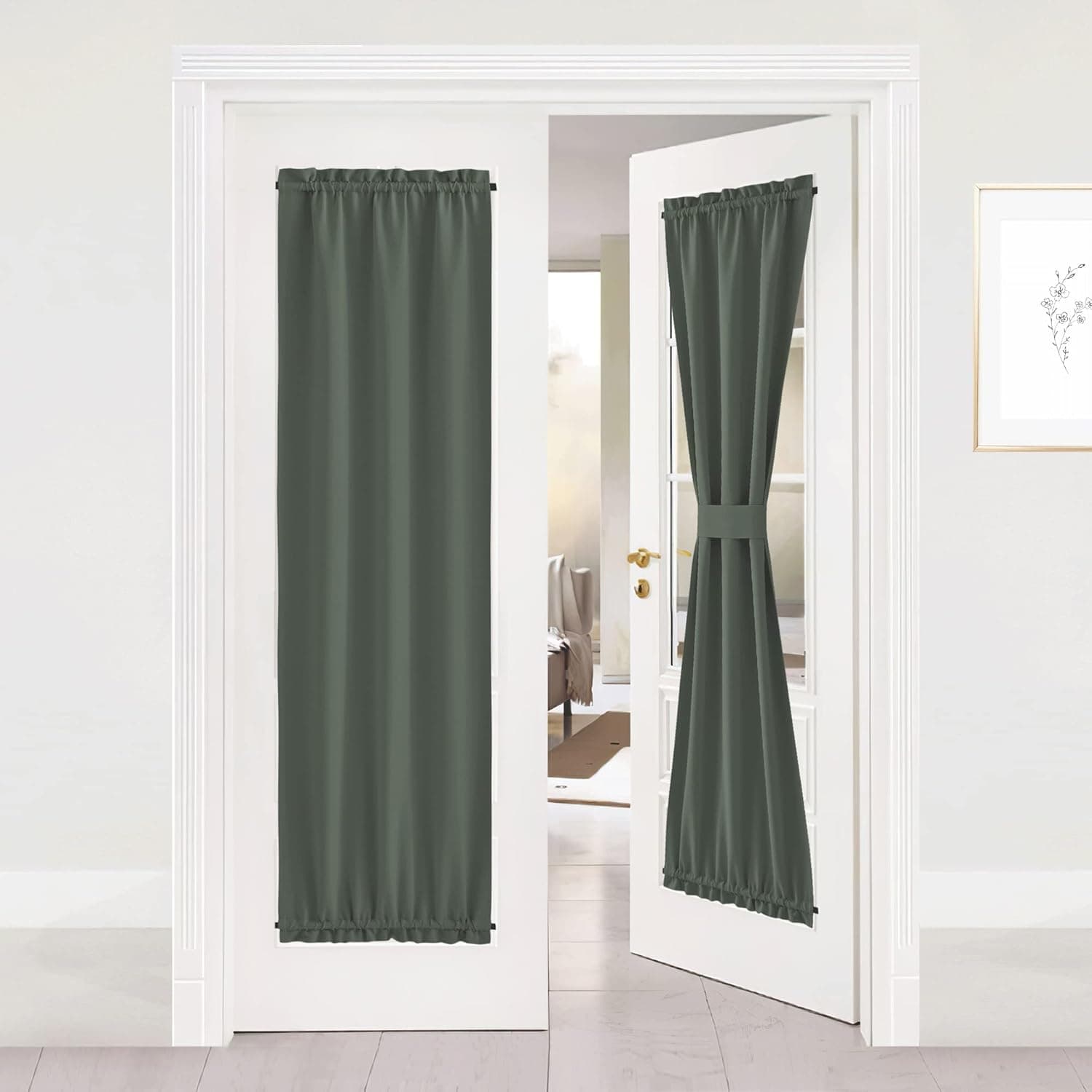 Amazon.com: NICETOWN Door Curtains - Thermal Insulated Blackout & Door ...