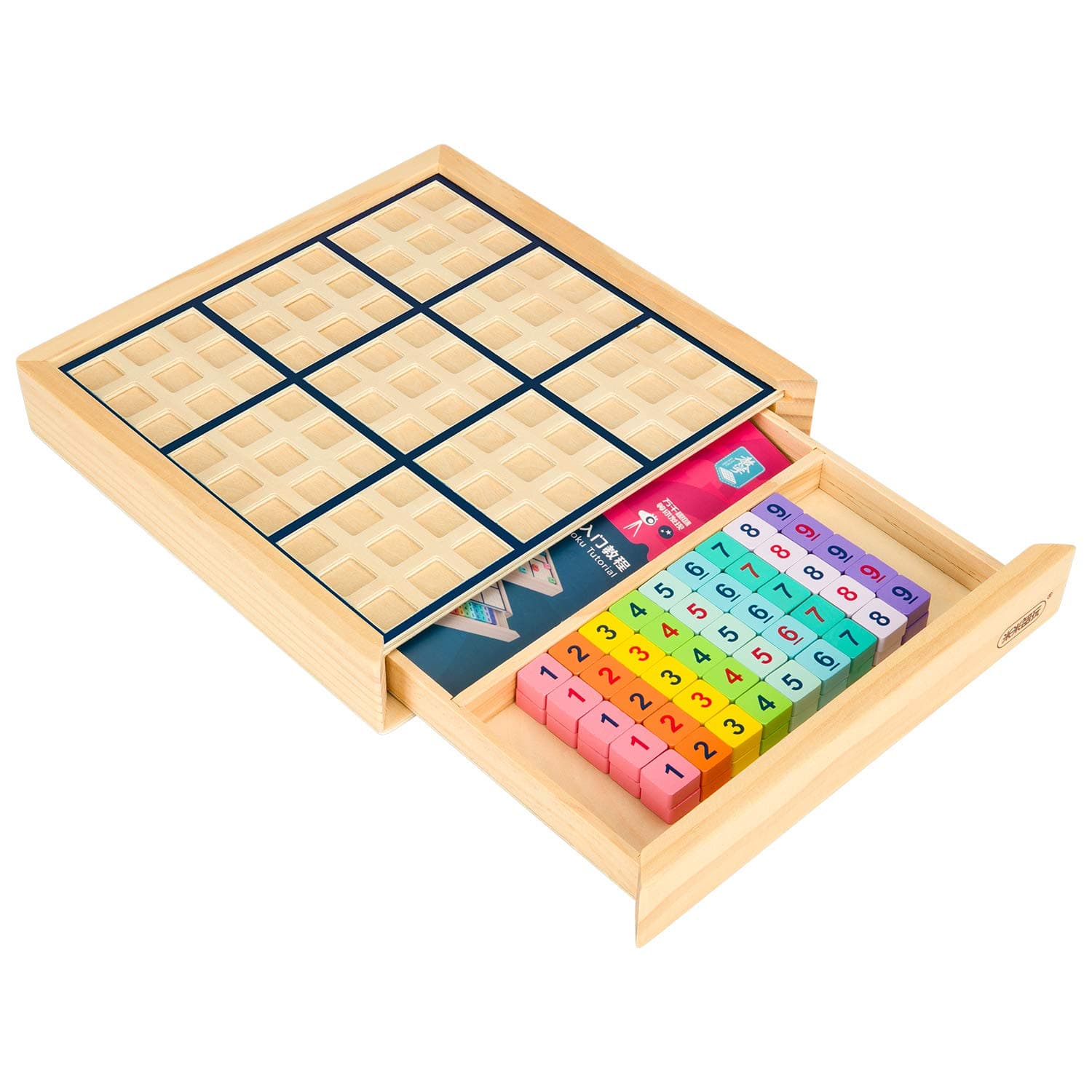 Snapklik.com : Wooden Sudoku Puzzles Board Game