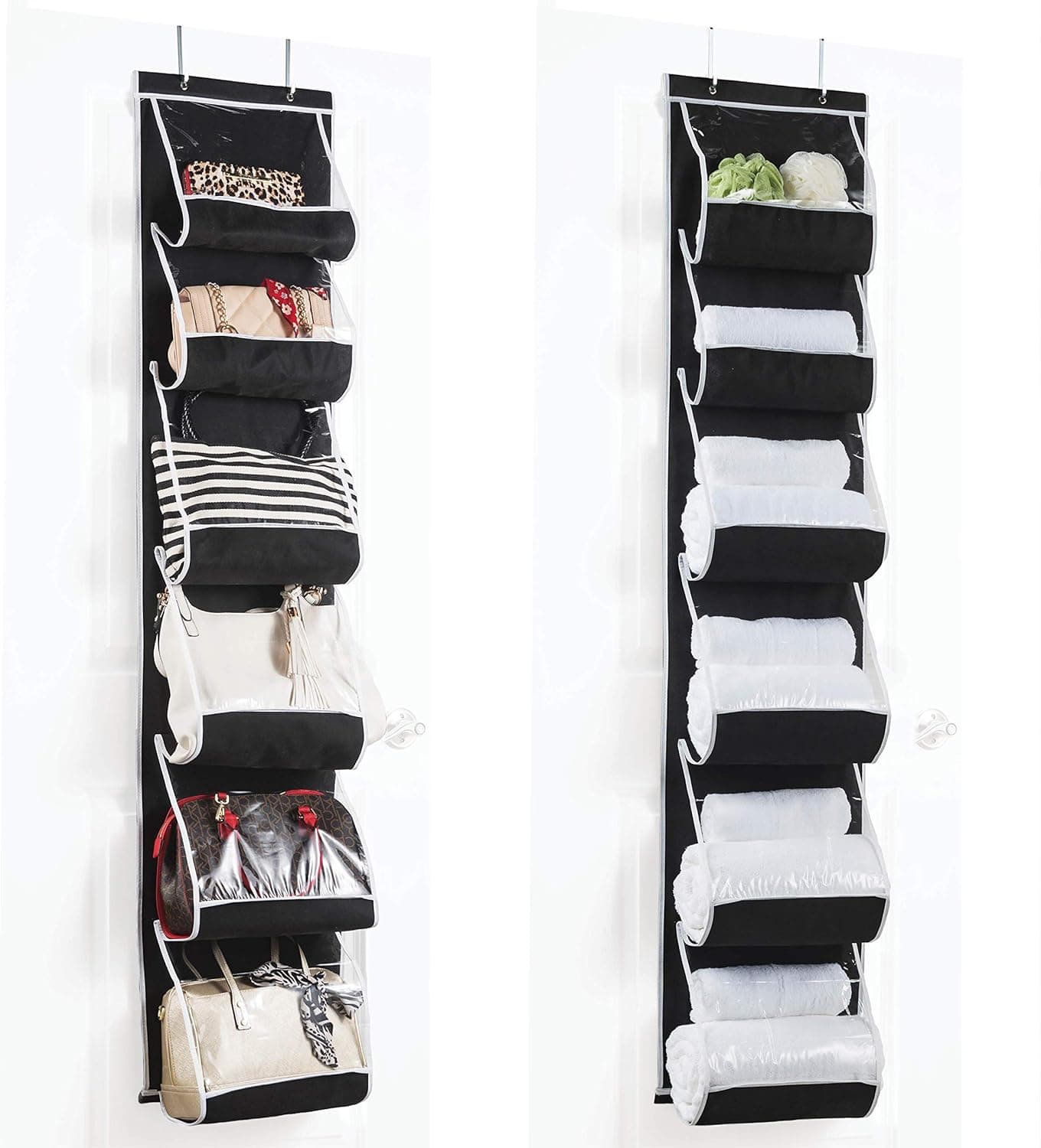 Amazon.com: ZOBER Purse Organizer For Closet - Over The Door Purse ...