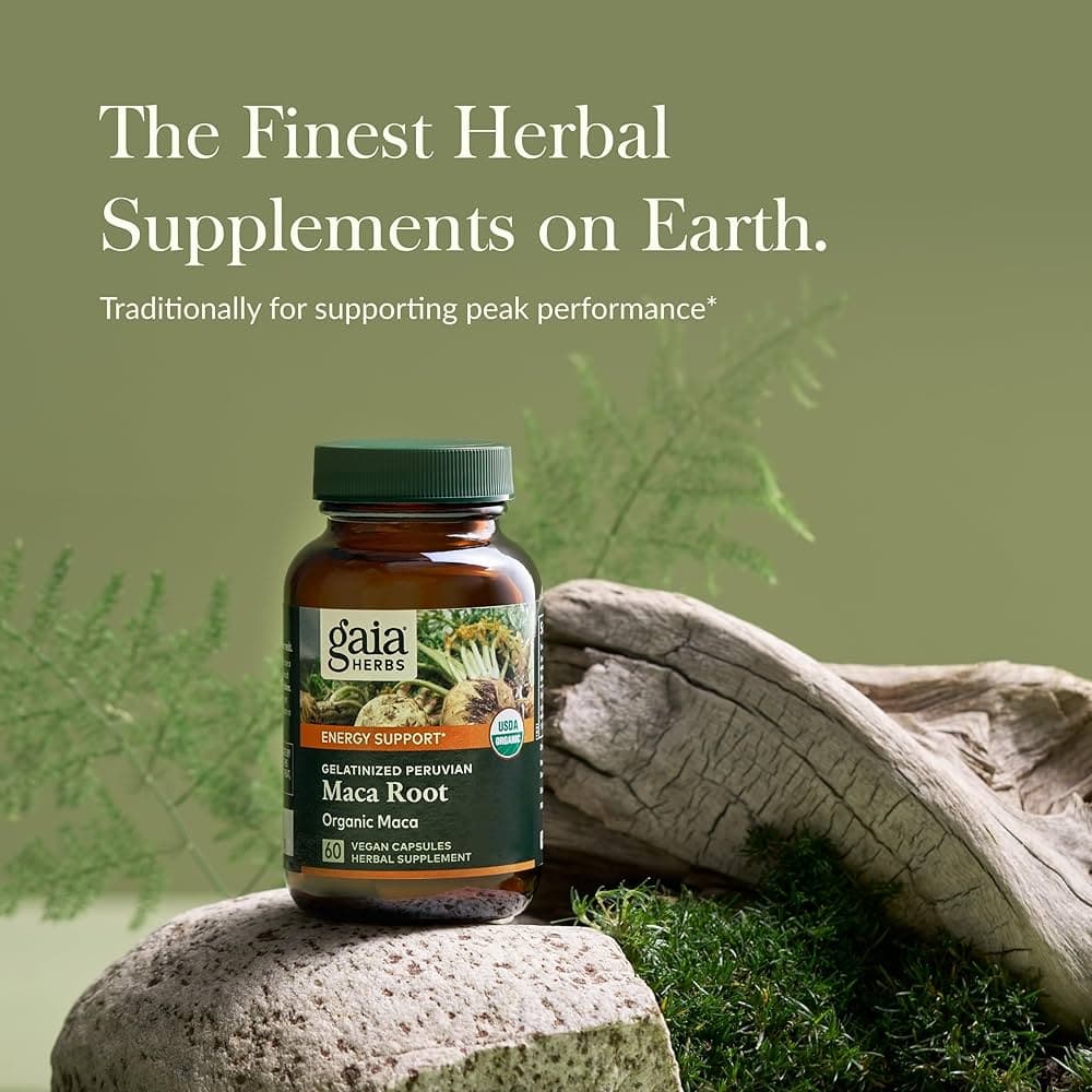 Amazon.com: Gaia Herbs Maca Root - Caffeine-Free Natural Energy ...