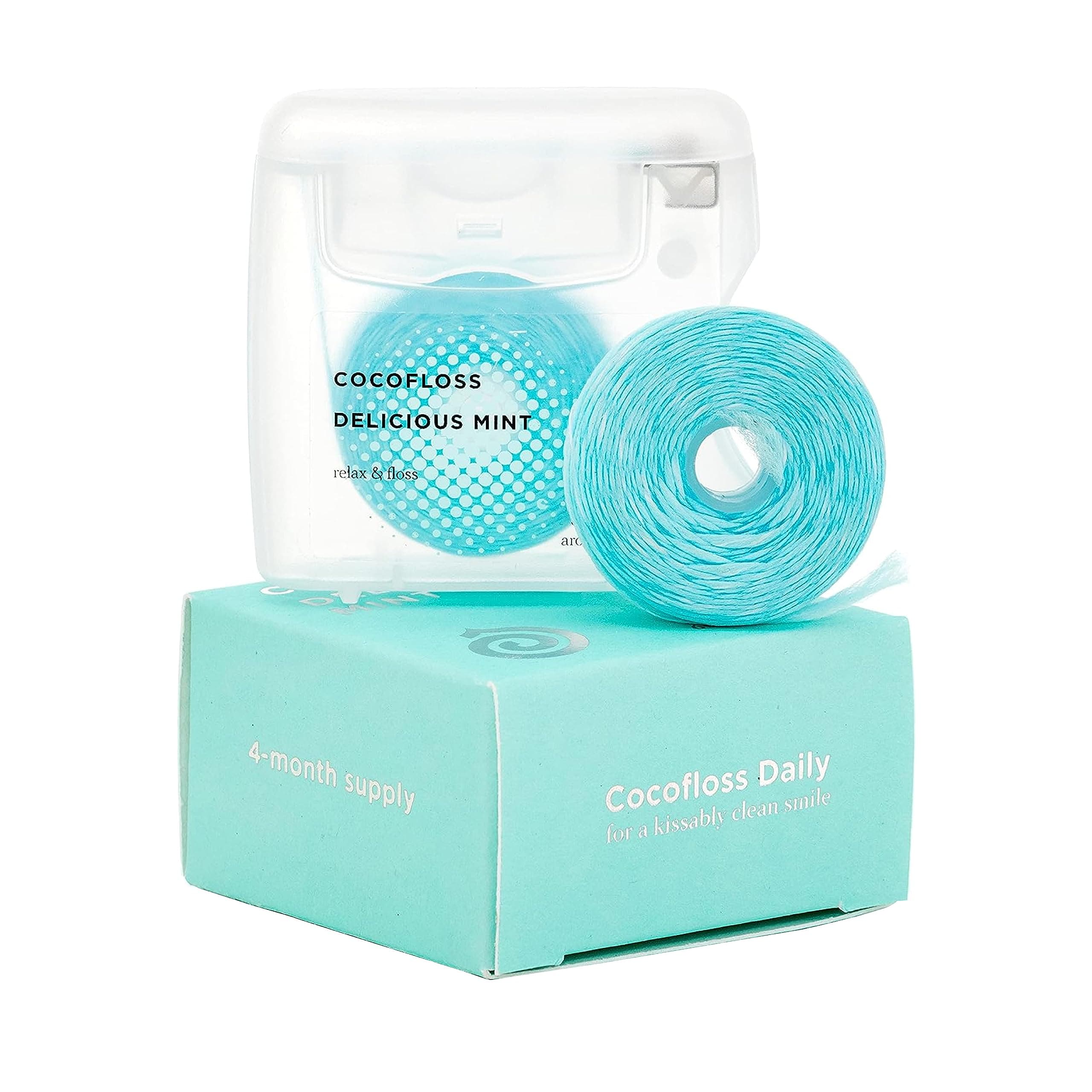 Buy Cocofloss Woven Dental Floss, Dentist-Designed Oral Care, Mint ...