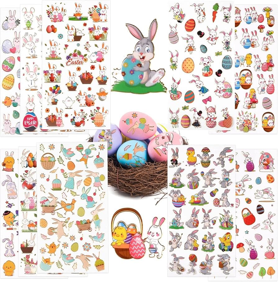Temporary Easter Tattoos Mud Pie Pink Easter Bunny Temporary Tattoo