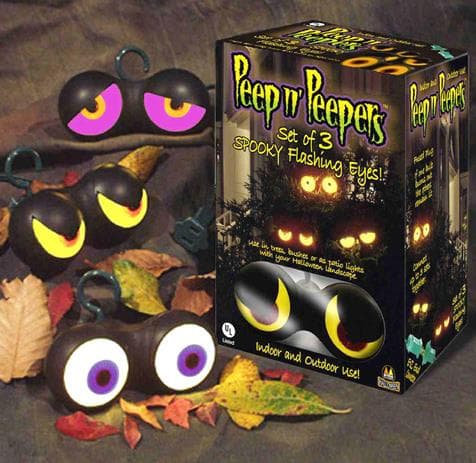 Peep n Peepers Spooky Flashing Eyes Halloween Props Assorted Set of 3 ...