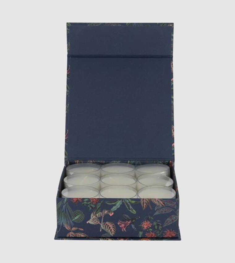 Buy Hema Scented Tealights Botanical Garden In Blue | 6thStreet Qatar