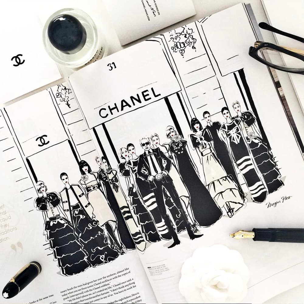 Coco Chanel Illustrated World Of A Fashion Icon | Megan Hess