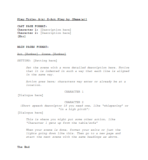 The Simple Guide to Formatting a Stage-Play Script | by Emily Stepp ...