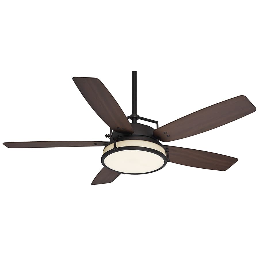 Casablanca Caneel Bay 56-in Maiden Bronze Indoor/Outdoor Downrod Mount ...