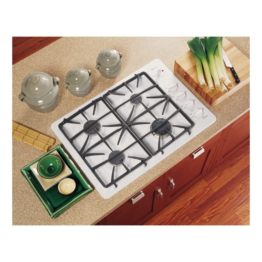 GE Profile 30-Inch Built-In Gas Cooktop (Color: White) at Lowes.com