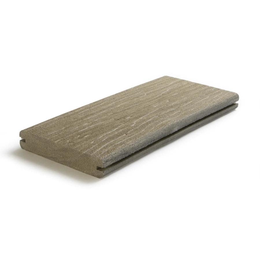 MoistureShield Vision 12-ft Mochaccino Grooved Composite Deck Board at ...