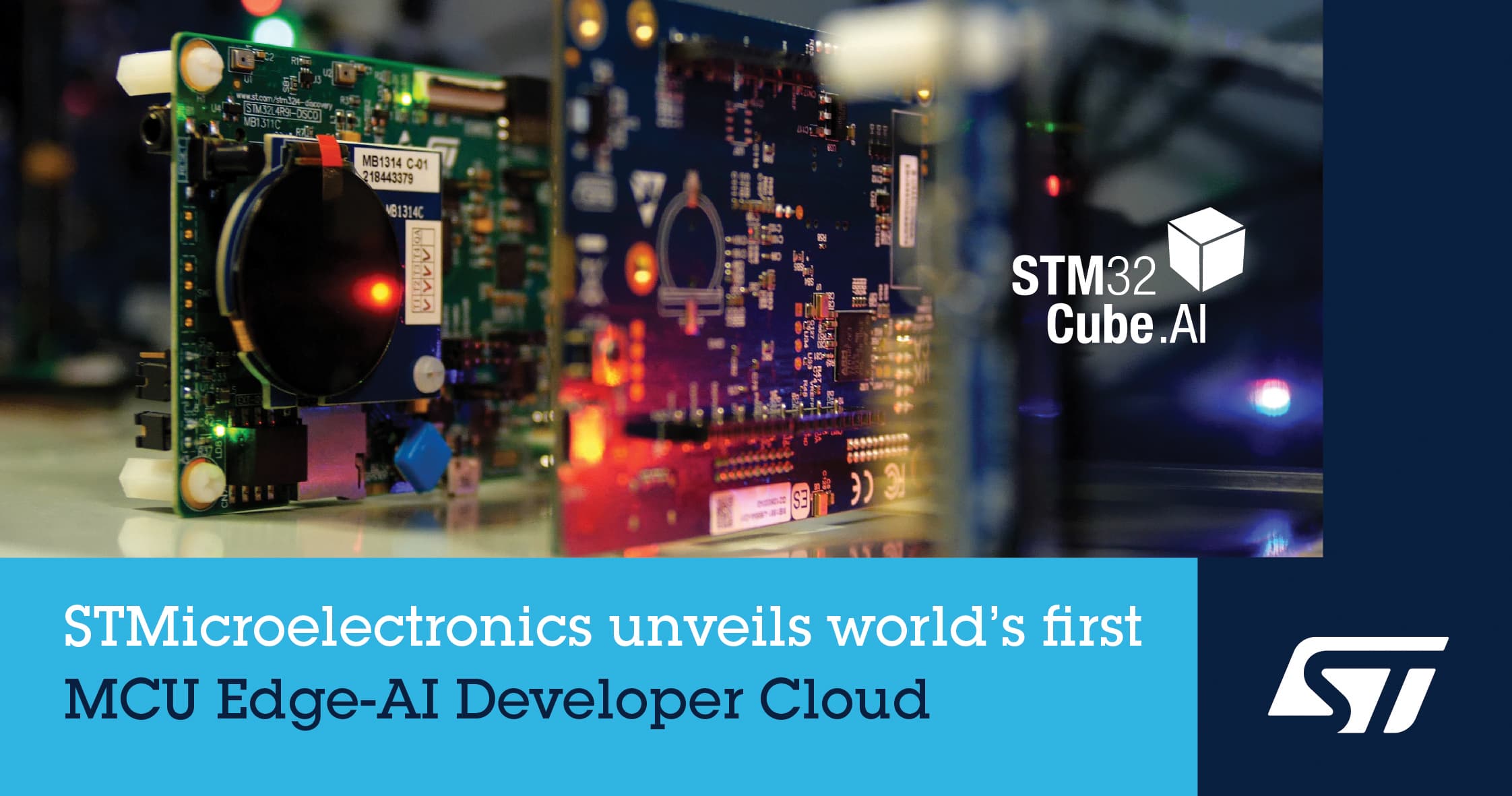 STMicroelectronics unveils world's first MCU Edge-AI Developer ...