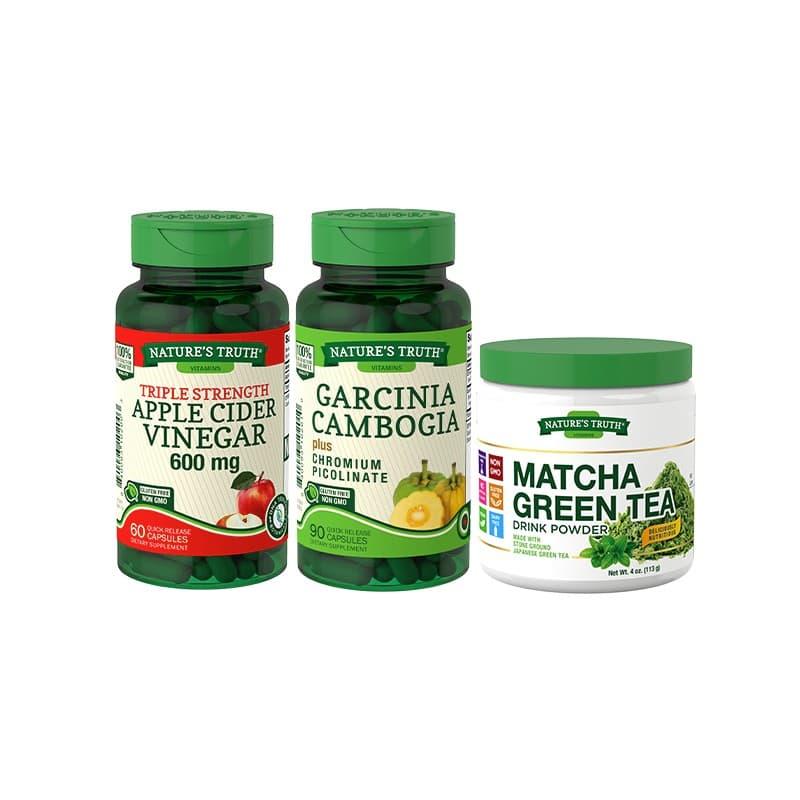 NATURAL FIT (APPLE CIDER VINEGAR 60 CAPS + GARCINIA CAMBOGIA 90 CAPS ...