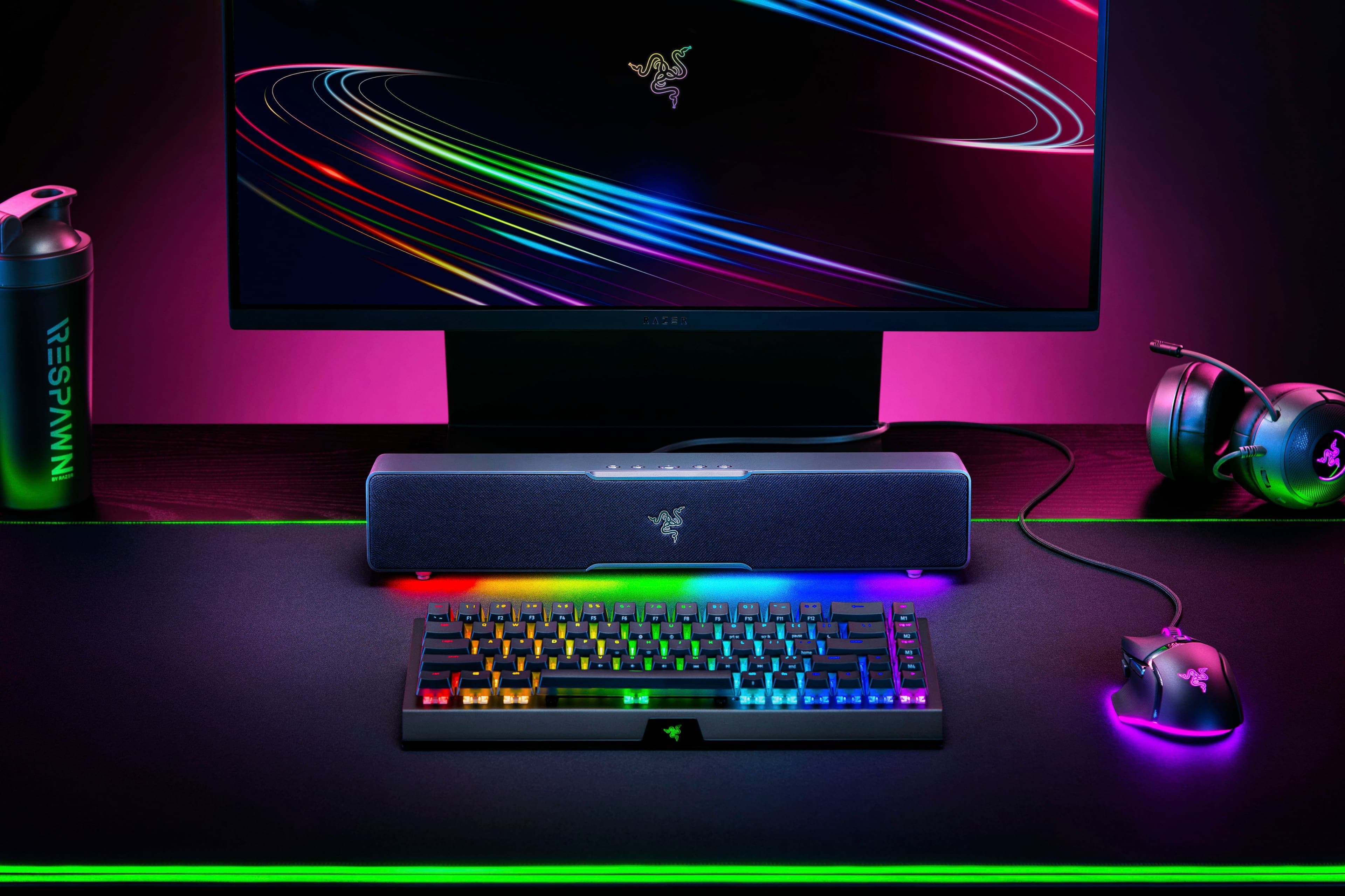 Razer Leviathan V2 X Bluetooth Gaming Speaker with RGB Lighting (1 ...