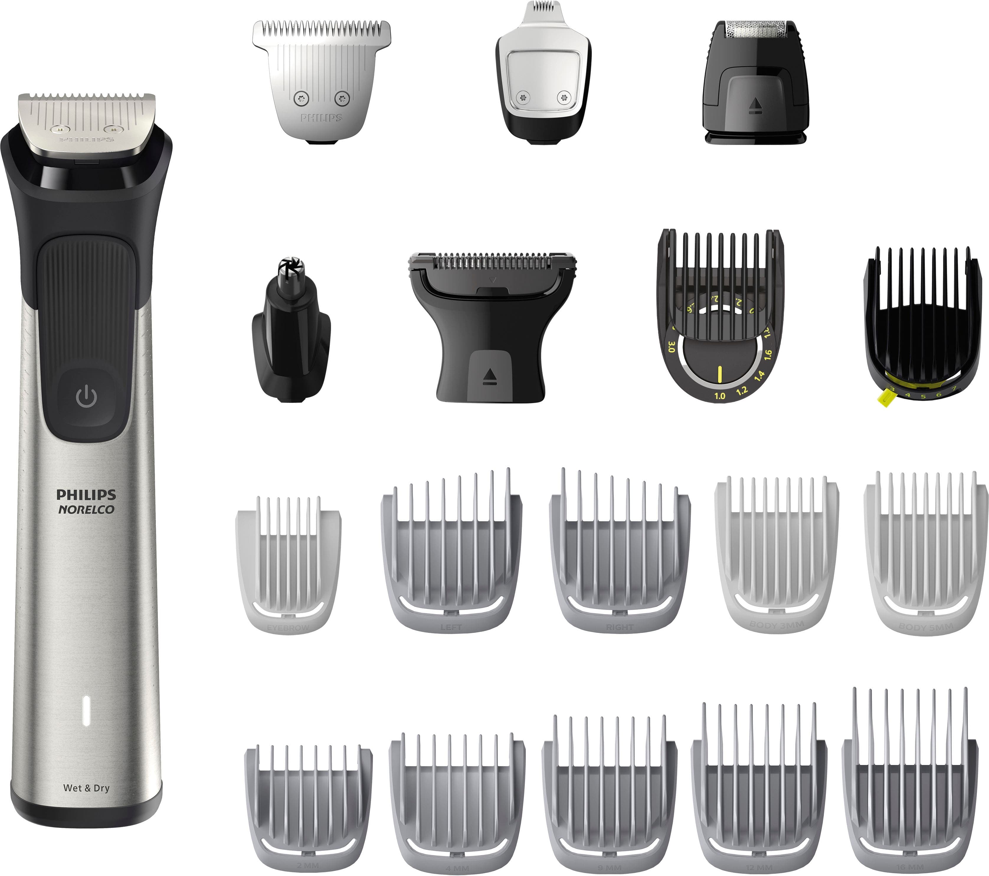 Philips Norelco Multigroom Series 9000 21 Piece Men's Grooming Kit ...