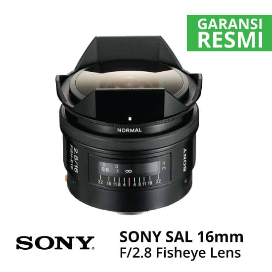 SONY SAL 16mm F2.8 Fisheye Lens - Plaza Kamera Surabaya