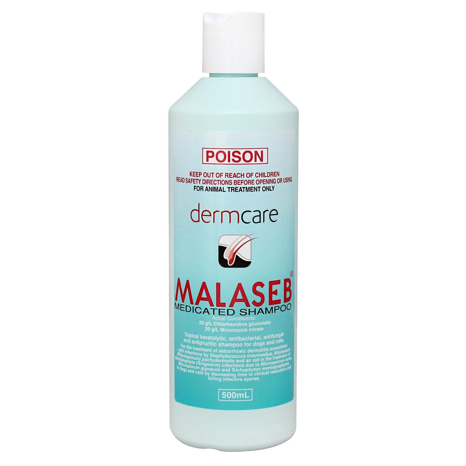 Dermcare Malaseb Medicated Shampoo 500ml - PremiumStockfeeds