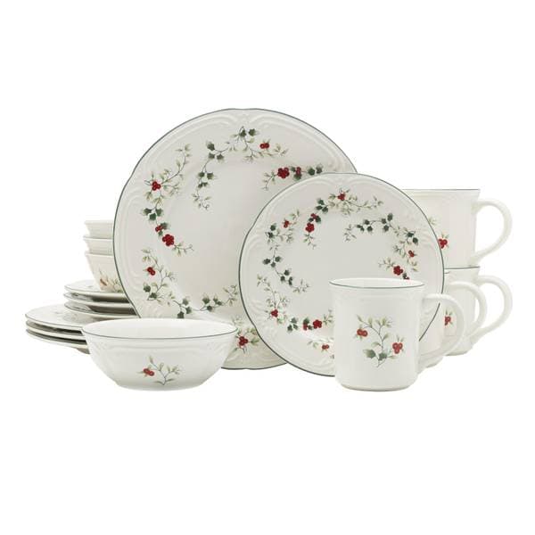 Pfaltzgraff Winterberry 16-Piece Dinnerware Set - 5072007 | Blain's ...