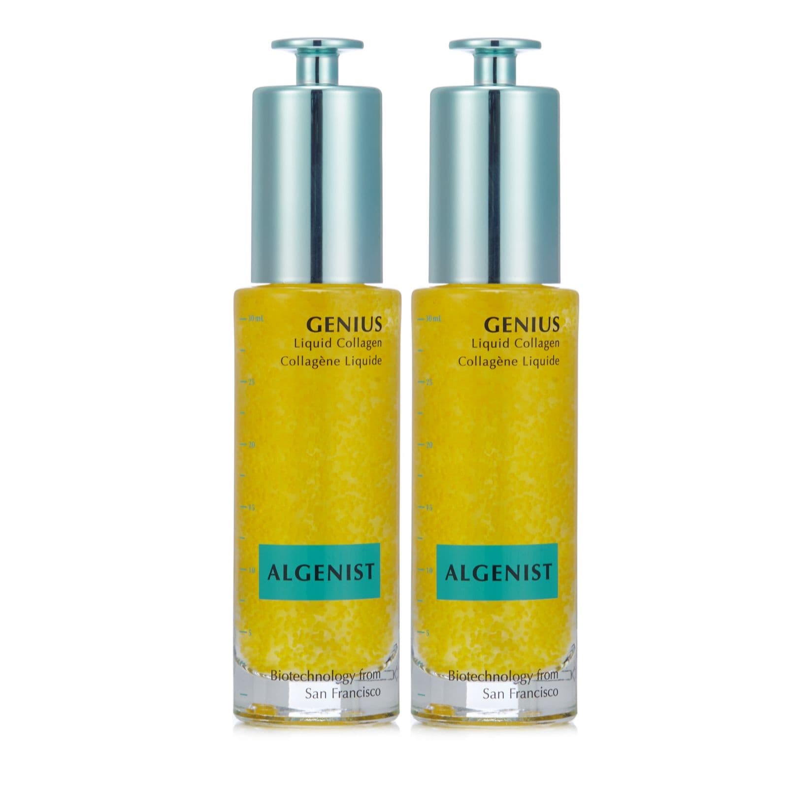 Algenist Genius Liquid Collagen 30ml Duo - QVC UK