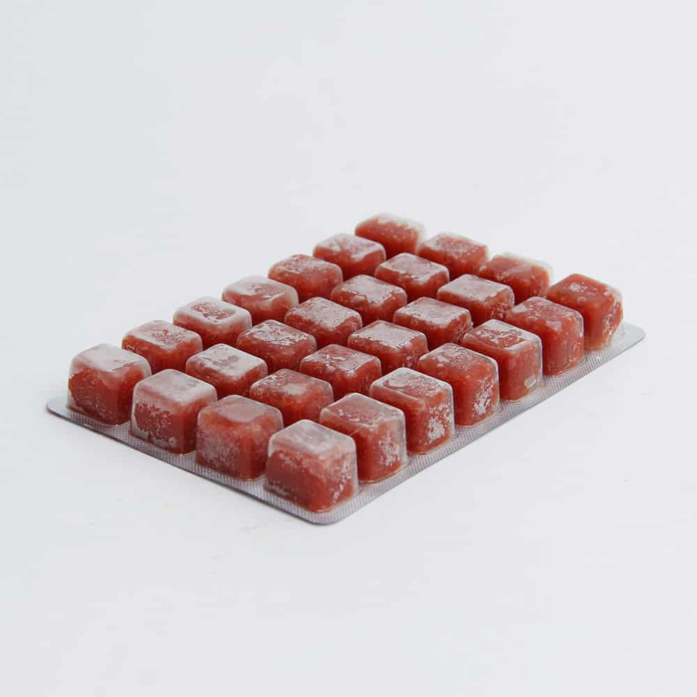 Orca Frozen Bloodworm 100G 35 Cubes - Roxy Aquarium