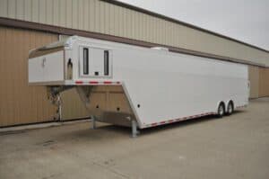40' Custom Built inTech All Aluminum Gooseneck Trailer