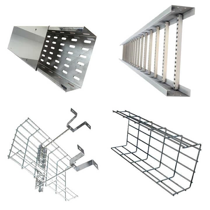 Cable Tray Ventilated Trough Heavy Duty Mesh Perforated Electrical ...