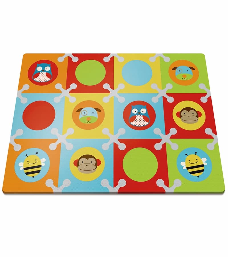 Skip Hop Playspot Interlocking Foam Tiles - Zoo-Multi