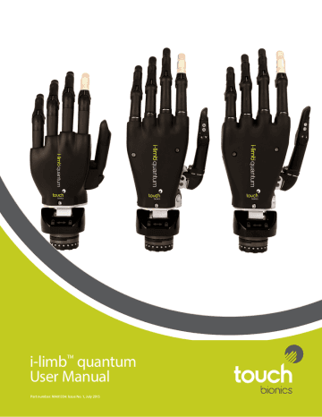 Touch Bionics i-limb quantum User Manual | Manualzz